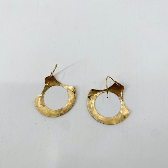 Gold 12K GF PJ Earrings - Picture 2 of 4